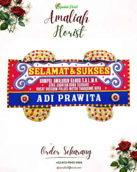 Papan Bunga Ucapan Selamat Domiyang