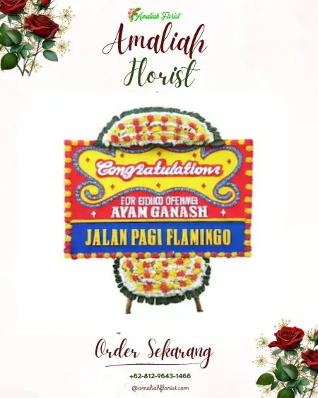 Sewa Papan Bunga Domiyang